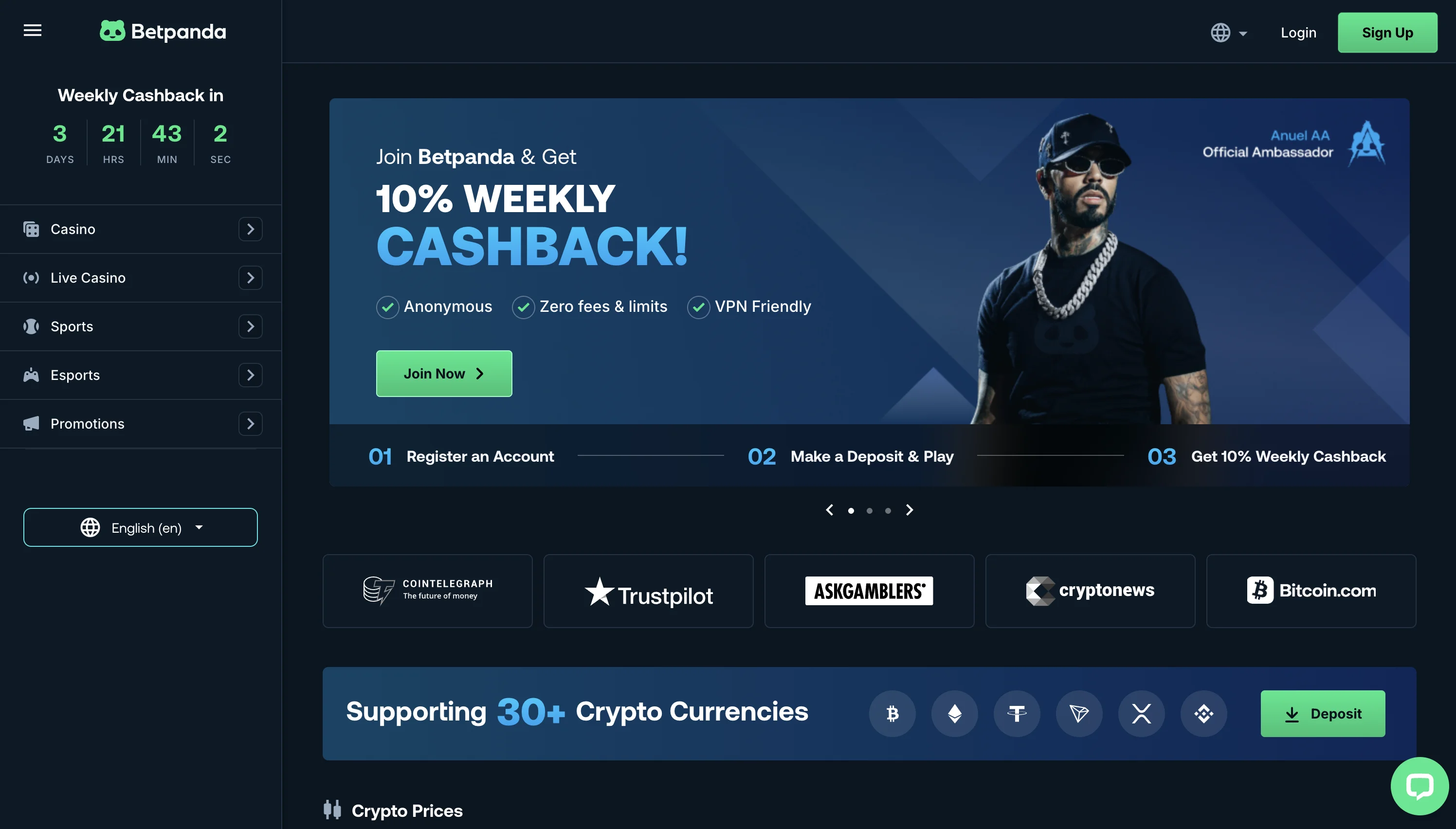 BetPanda No KYC Casino