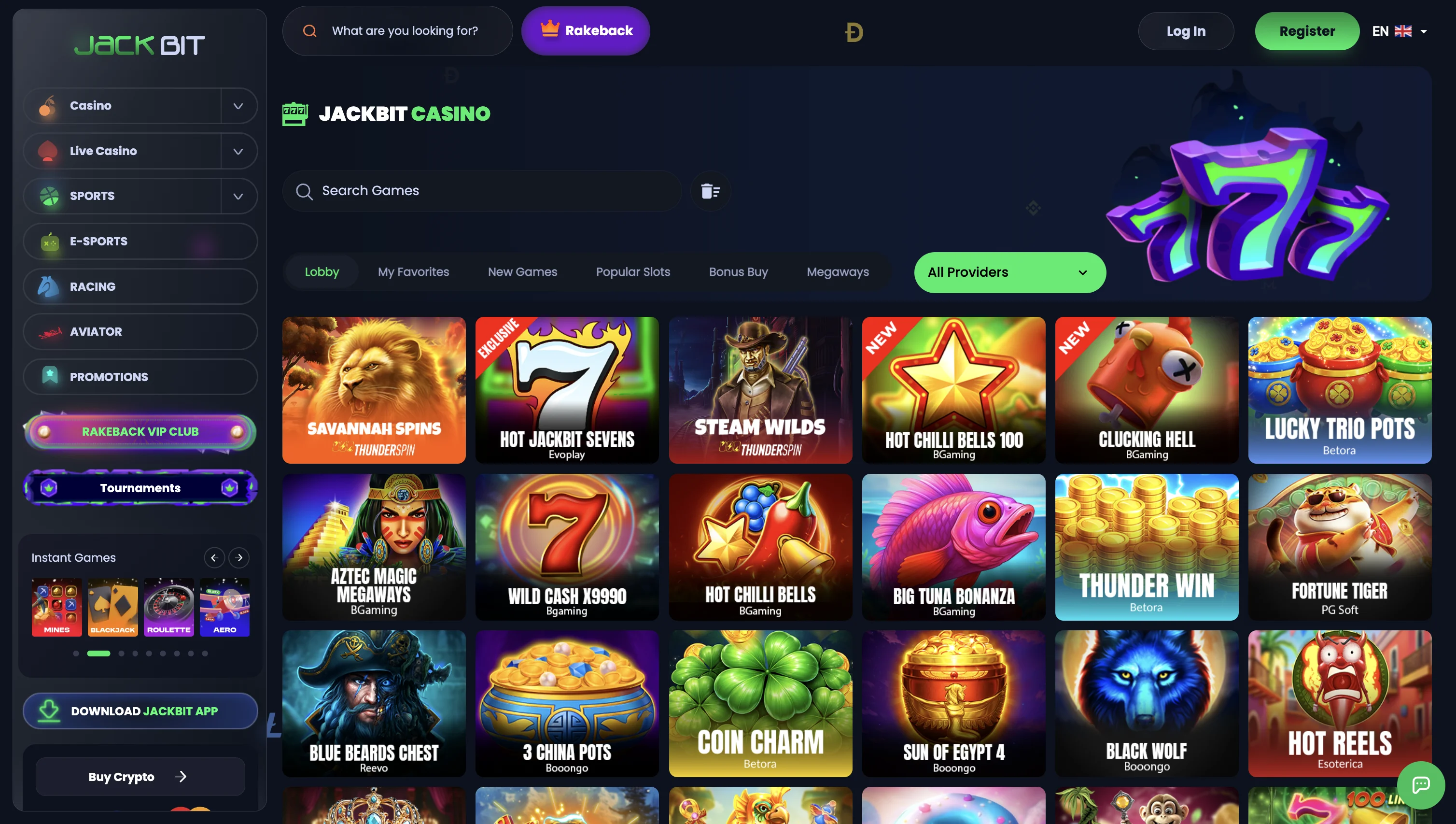 Jackbit No KYC Casino