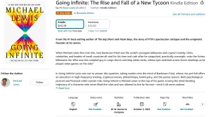 Going Infinite: the Rise and Fall of a New Tycoon. Source: Amazon