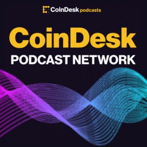 CoinDesk podcast network logo