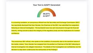 False AI-Generated Rumors Target Gary Gensler