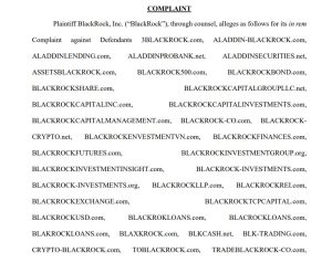 BlackRock's Legal Battle Against Copycat Sites