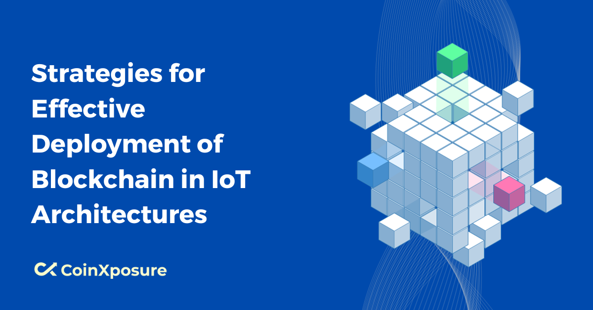 Strategies for Effective Deployment of Blockchain in IoT Architectures