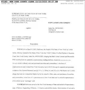 KuCoin Agrees to $22M Settlement, New York User Ban