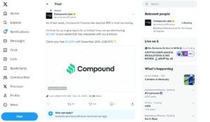 Compound Finance X Account Hacked: Pink Drainer Scam Exposed