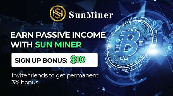 SUNminer Best Cloud Mining Platform for Passive Income 2024