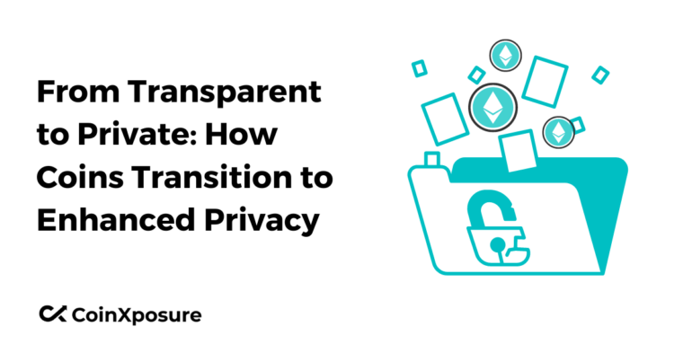 From Transparent to Private - How Coins Transition to Enhanced Privacy
