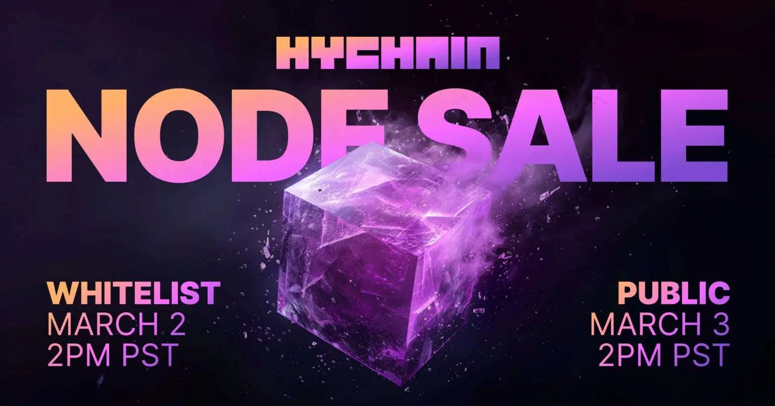 Hytopia Launches Node Sale for HYCHAIN