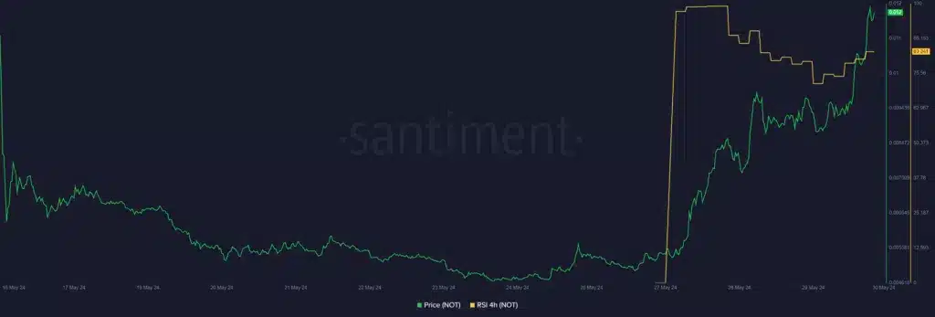 Notcoin (NOT) Surges 40% Amid Market Decline